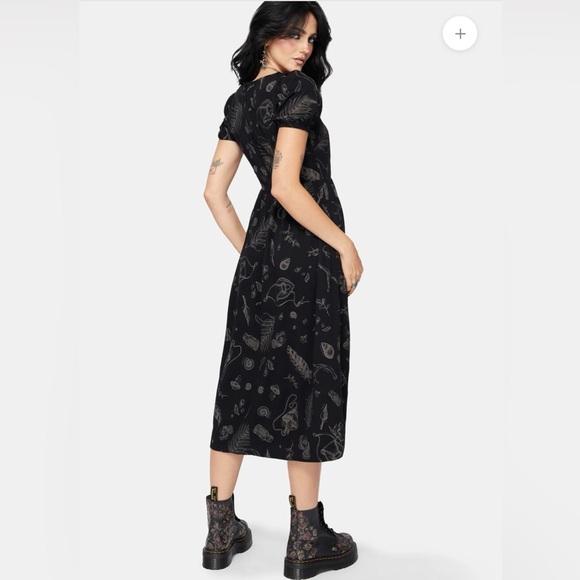 Disturbia Helena Highland Foraging Button Up Midi Dress Size US-8/UK12 NWT - Picture 2 of 7